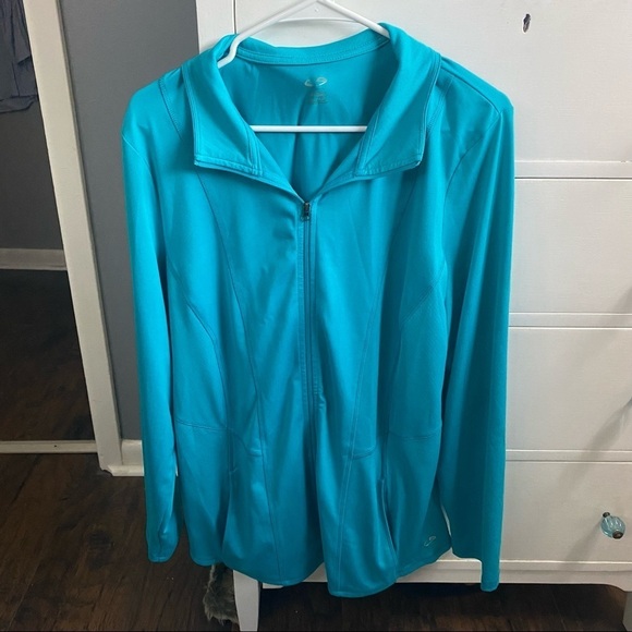 C9 by Champion Light Blue Jacket, Full Zip Up - Picture 1 of 5